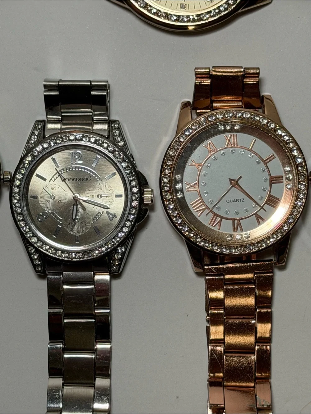 Lot of 6 Women’s Quartz Fashion Watches – (Need Batteries / 1 Band Repair)